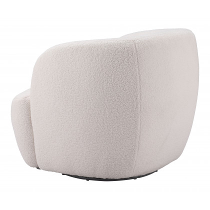 ZUO Govan Swivel Chair - Ivory