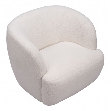 ZUO Govan Swivel Chair - Ivory