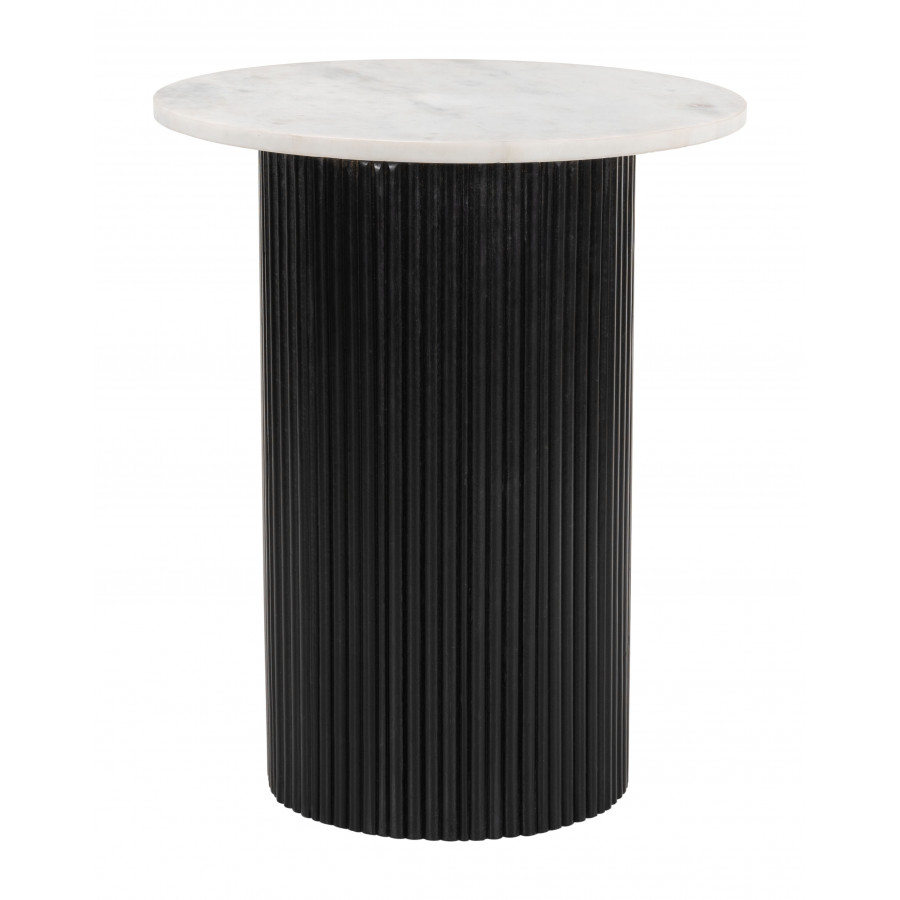 ZUO - Izola Side Table in White/Black