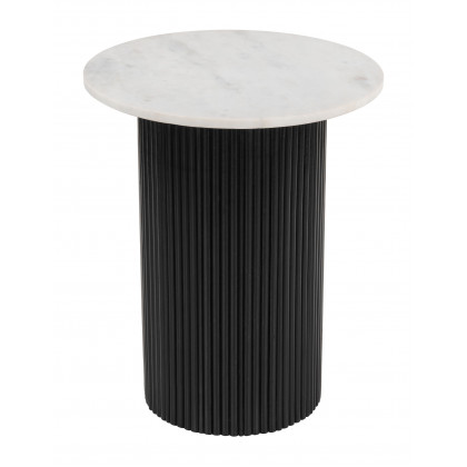 ZUO - Izola Side Table in White/Black
