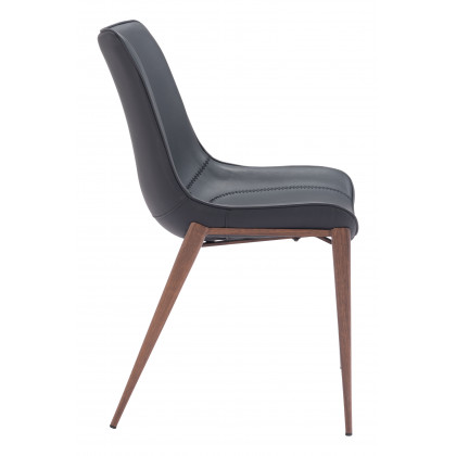 ZUO Magnus Dining Chair (Set of 2) - Black/Walnut