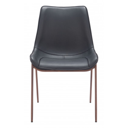 ZUO Magnus Dining Chair (Set of 2) - Black/Walnut