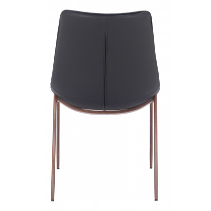ZUO Magnus Dining Chair (Set of 2) - Black/Walnut