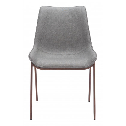 ZUO Magnus Dining Chair (Set of 2) - Slate Gray/Walnut