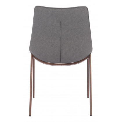ZUO Magnus Dining Chair (Set of 2) - Slate Gray/Walnut