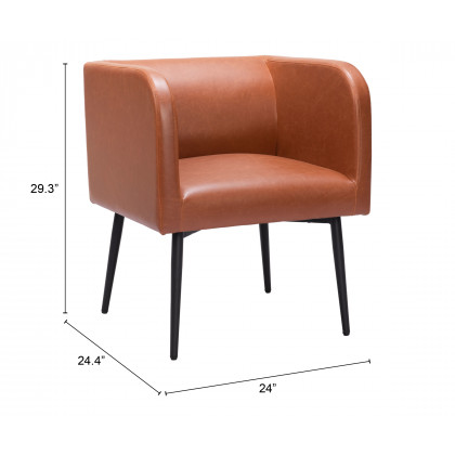 ZUO Horbat Dining Chair - Brown