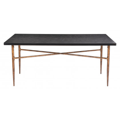 ZUO - Nida Dining Table in Black/Bronze