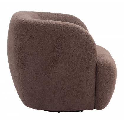 ZUO Govan Swivel Chair - Brown