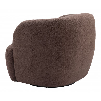 ZUO Govan Swivel Chair - Brown