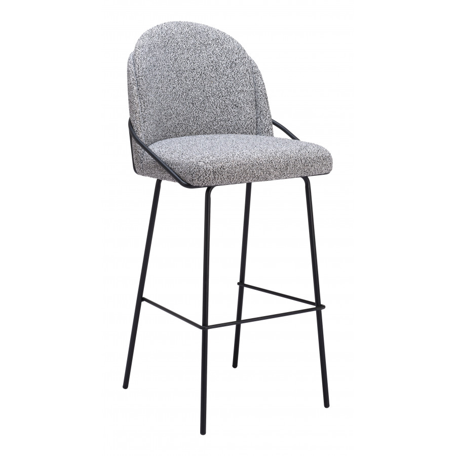 ZUO Jambi Barstool (Set of 2) - Black/White