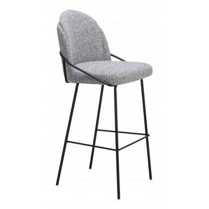 ZUO Jambi Barstool (Set of 2) - Black/White