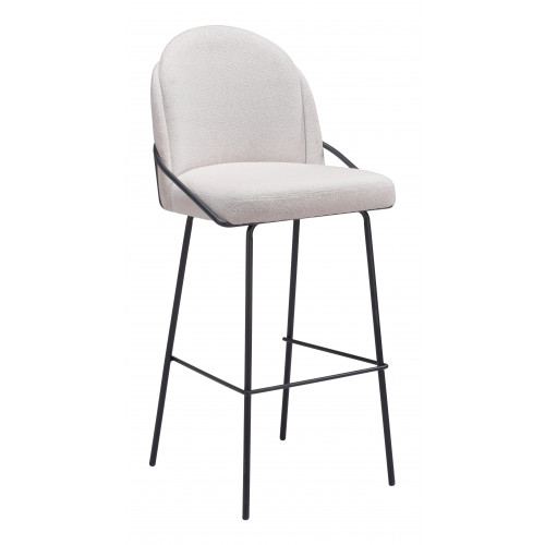 ZUO Jambi Barstool (Set of 2) - Ivory