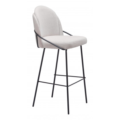 ZUO Jambi Barstool (Set of 2) - Ivory