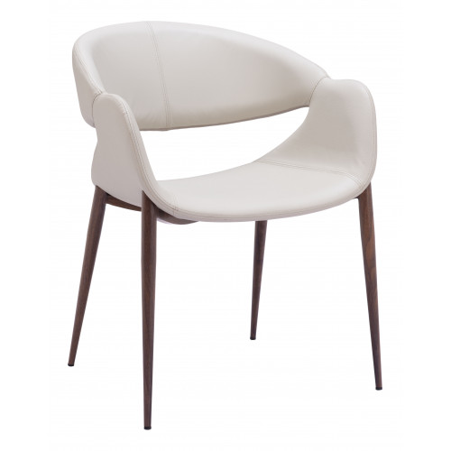 ZUO - Limay Dining Chair (Set of 2) in Beige/Walnut