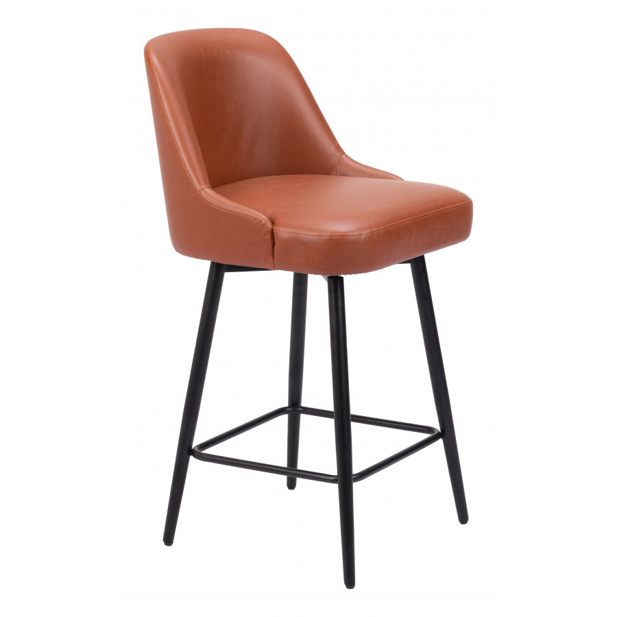 ZUO - Keppel Swivel Counter Stool
