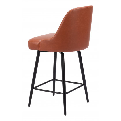 ZUO Keppel Swivel Counter Stool - Brown
