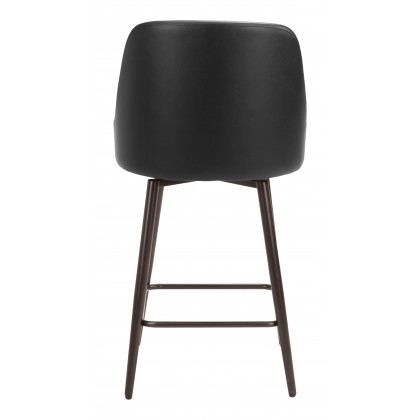 ZUO Keppel Swivel Counter Stool - Black/Bronze