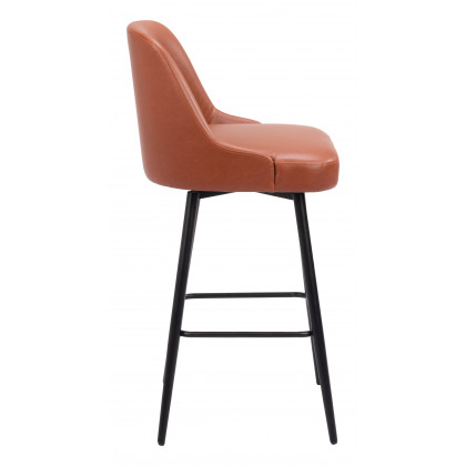 ZUO Keppel Swivel Barstool - Brown