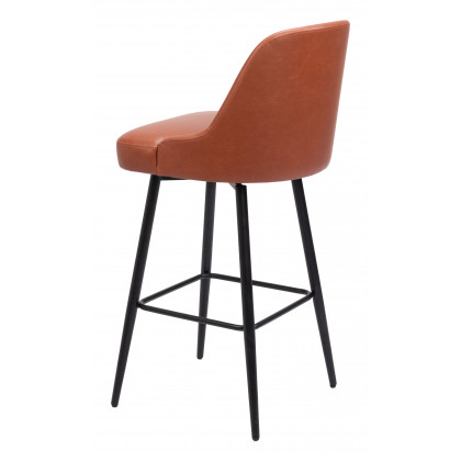 ZUO Keppel Swivel Barstool - Brown
