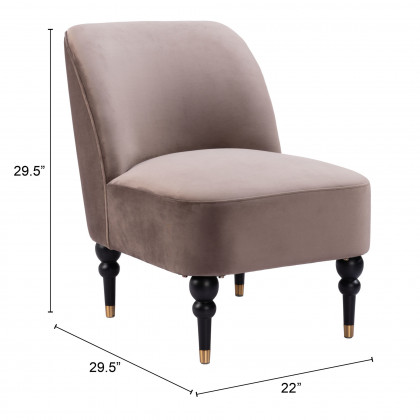 ZUO - Bintulu Accent Chair in Taupe