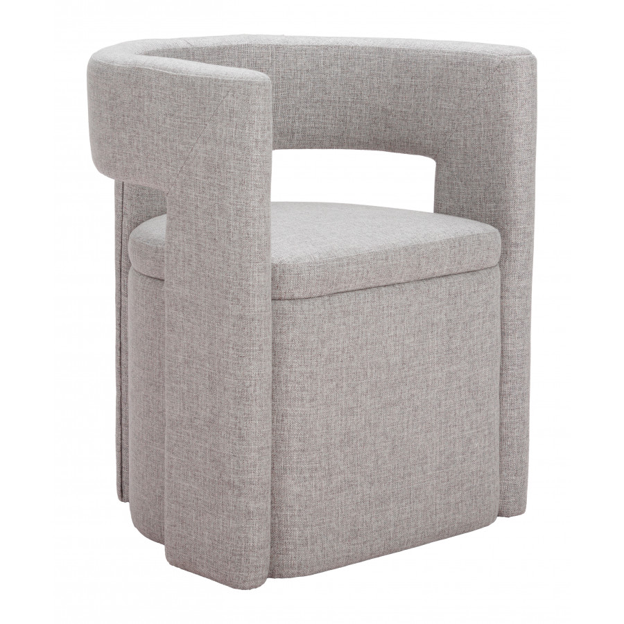 ZUO - Papua Dining Chair in Gray