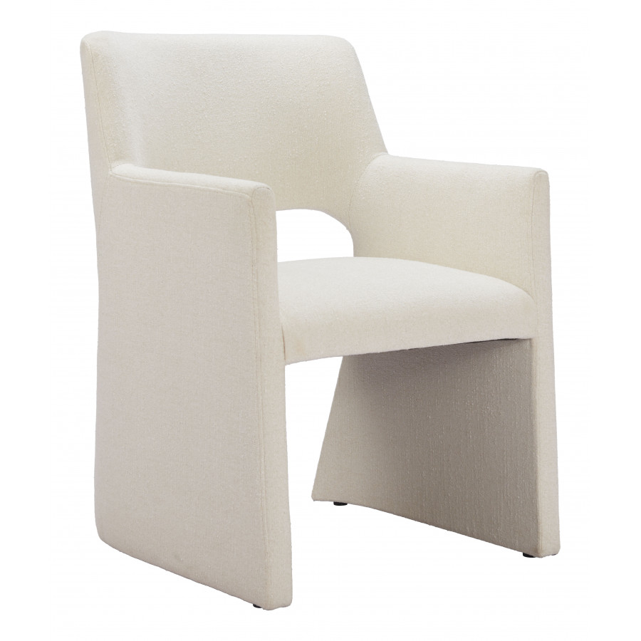 ZUO - Minet Dining Chair in Linen White