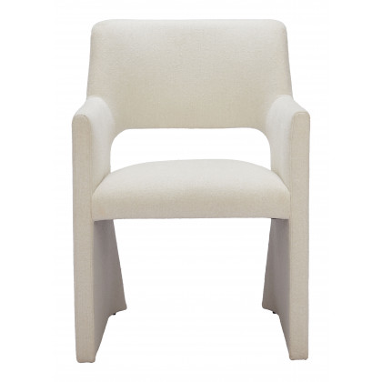 ZUO - Minet Dining Chair in Linen White