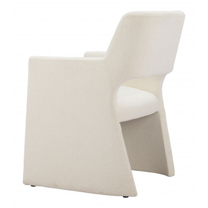 ZUO - Minet Dining Chair in Linen White