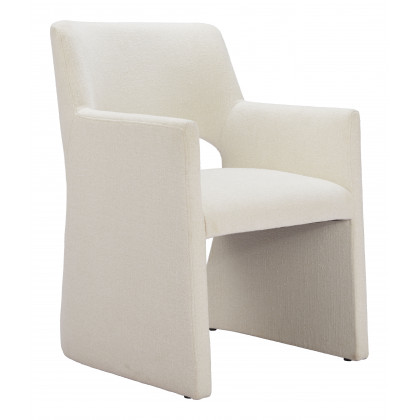 ZUO - Minet Dining Chair in Linen White
