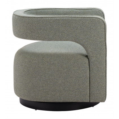 ZUO - Turku Swivel Chair in Sage Green