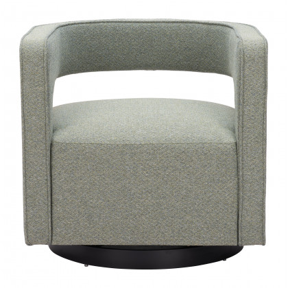 ZUO - Turku Swivel Chair in Sage Green