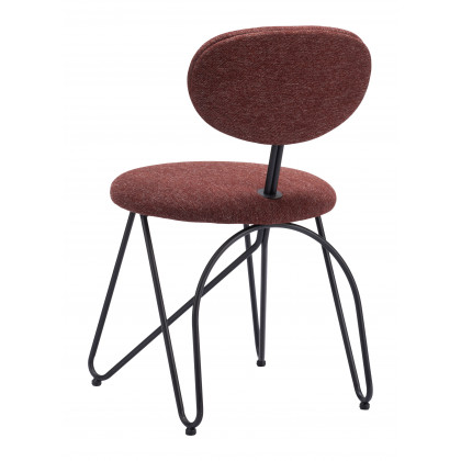 ZUO Novi Dining Chair (Set of 2) - Maroon Brown