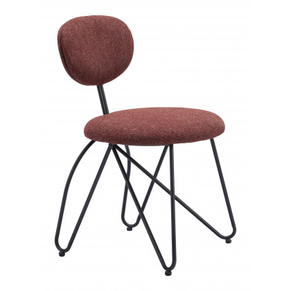 ZUO Novi Dining Chair (Set of 2) - Maroon Brown