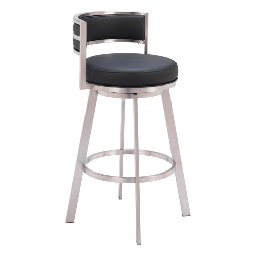 ZUO - Gimsby Swivel Barstool in Black