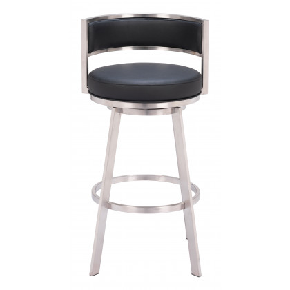 ZUO - Gimsby Swivel Barstool in Black