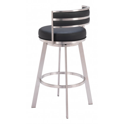 ZUO - Gimsby Swivel Barstool in Black