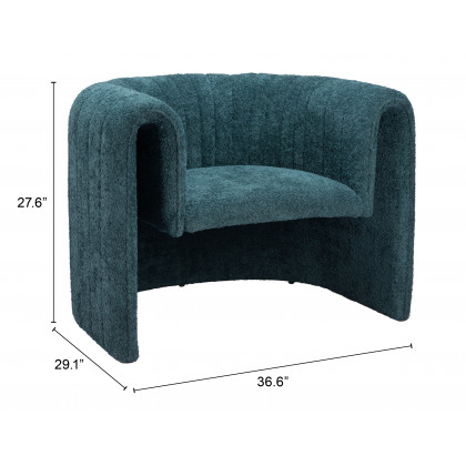 ZUO Viana Accent Chair - Aquamarine