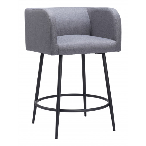 ZUO Horbat Counter Stool (Set of 2) - Gray