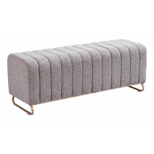 ZUO - Pender Bench in Stone Gray
