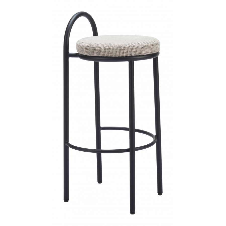 ZUO - Sisal Barstool (Set of 2) in Beige Tweed