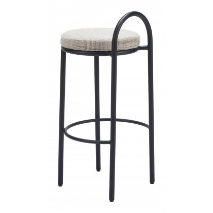 ZUO - Sisal Barstool (Set of 2) in Beige Tweed