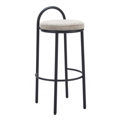 ZUO - Sisal Barstool (Set of 2) in Beige Tweed
