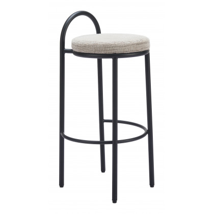 ZUO - Sisal Barstool (Set of 2) in Beige Tweed
