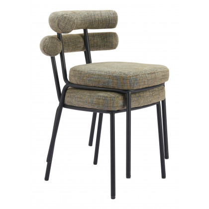 ZUO - Kede Dining Chair (Set of 2) in Green Tweed