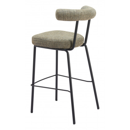 ZUO - Kede Barstool in Green Tweed