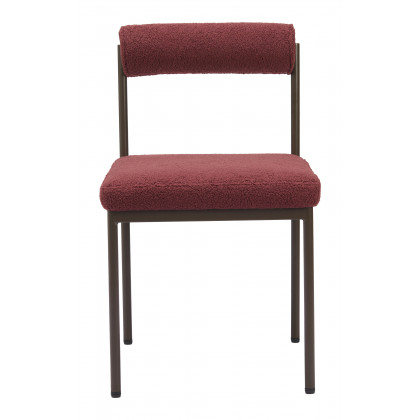 ZUO Livorno Dining Chair - Red/Bronze