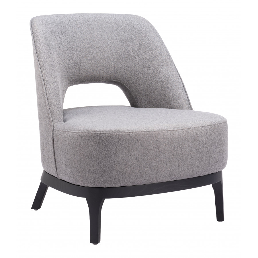 ZUO Mistley Accent Chair - Gray