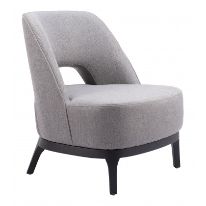 ZUO Mistley Accent Chair - Gray