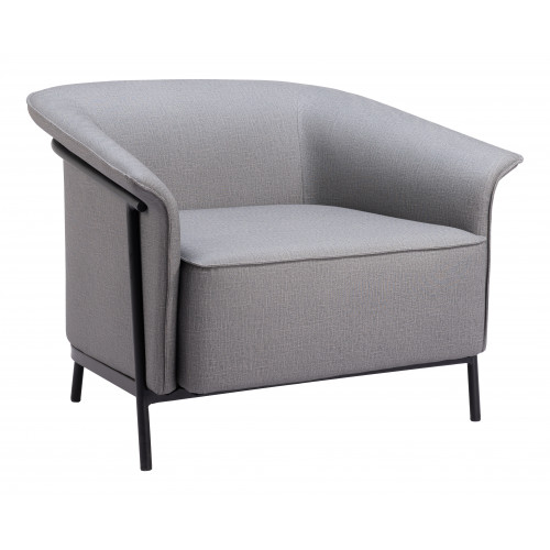 ZUO Burry Accent Chair - Slate Gray