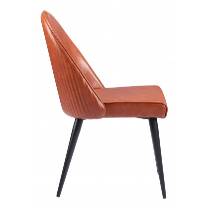 ZUO Silloth Armless Dining Chair (Set of 2) - Brown